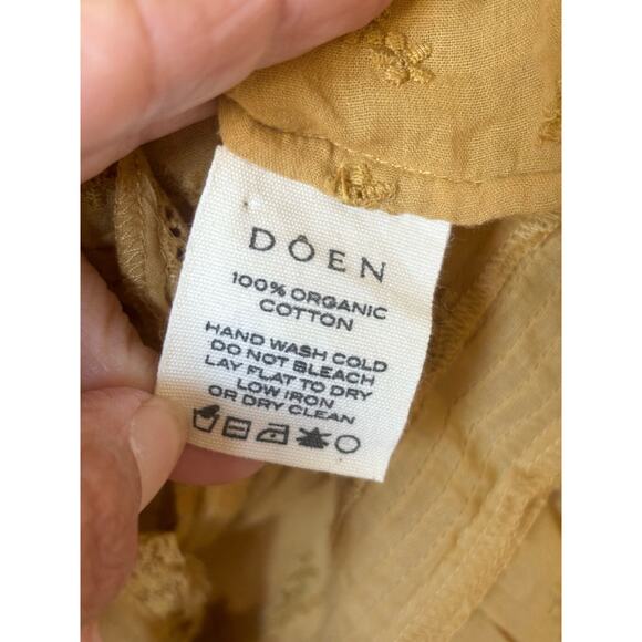 DOEN Adnet Top in Wheat S Embroidered Lace - Picture 8 of 10